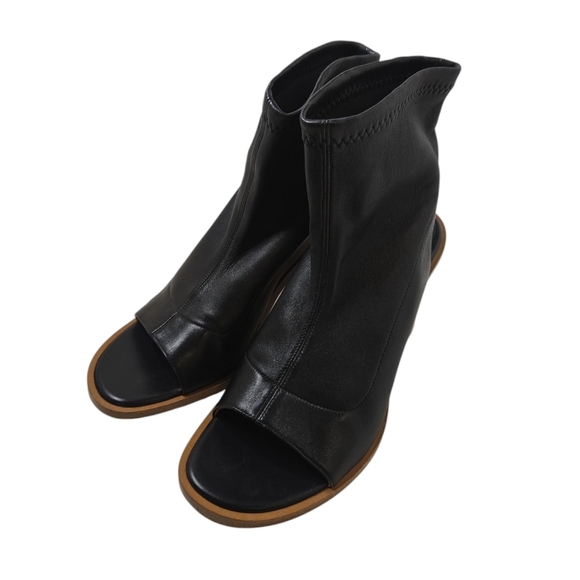 Chloe Leather Black ankle boots Size 38 - Picture 2 of 7